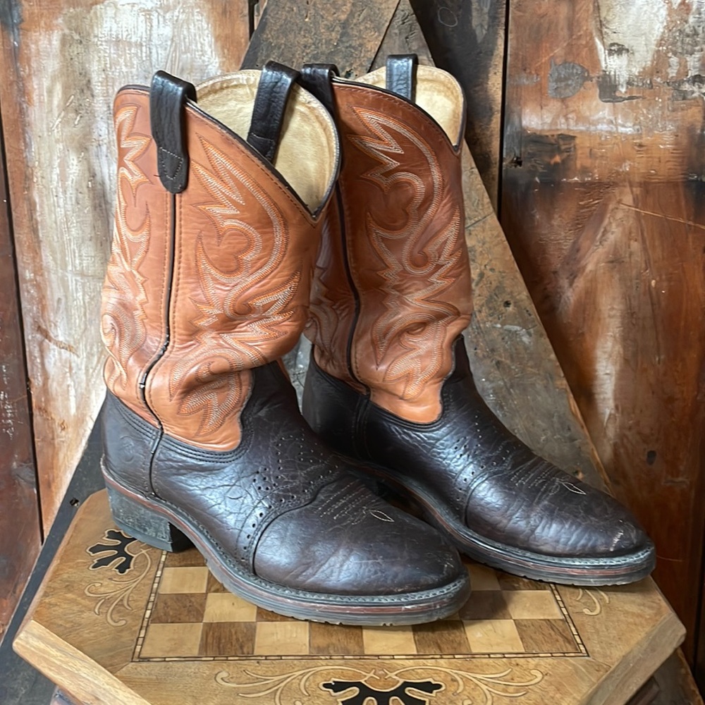 Stitched Double H Boots